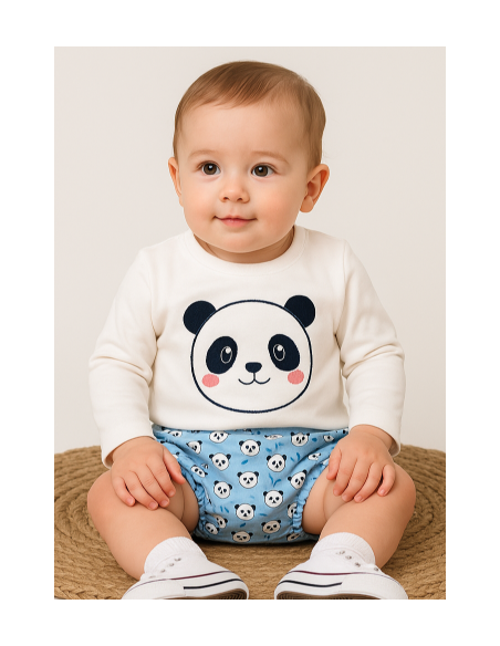 Conjunto sudadera oso panda para bebé [product.brand] 1 - Ropa para Bebé | dyley | 