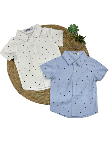 Camisa manga corta estrellas niño 