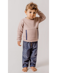 Conjunto sudadera tundosado bebé niño [product.brand] 1 - Ropa para Bebé | dyley | 