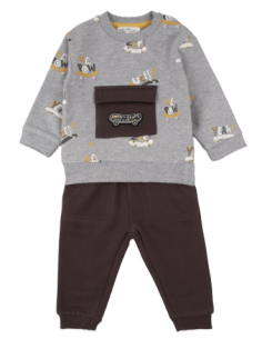 Conjunto 2 piezas oso bebé niño [product.brand] 1 - Ropa para Bebé | dyley | 