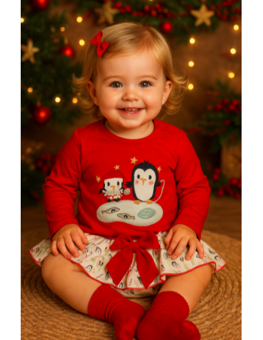 Conjunto 2 piezas pingüino bebé niña [product.brand] 1 - Ropa para Bebé | dyley | 