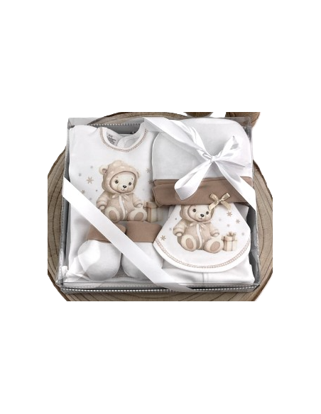 Caja regalo osito primera puesta 