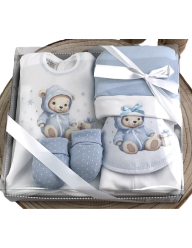 Caja regalo osito primera puesta 