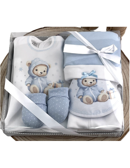 Caja regalo osito primera puesta 
