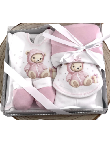 Caja regalo osito primera puesta 