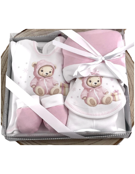 Caja regalo osito primera puesta 
