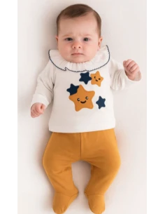 Conjunto 2 piezas polaina bebé 