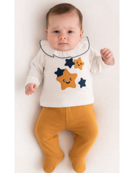 Conjunto 2 piezas polaina bebé 