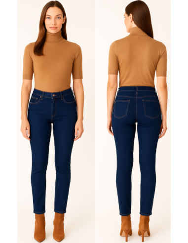 Pantalón tejano recto mujer [product.brand] 1 - Ropa para Bebé | dyley | 