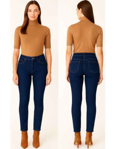 Pantalón tejano recto mujer [product.brand] 1 - Ropa para Bebé | dyley | 