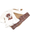 Conjunto dos piezas leopardo niña 