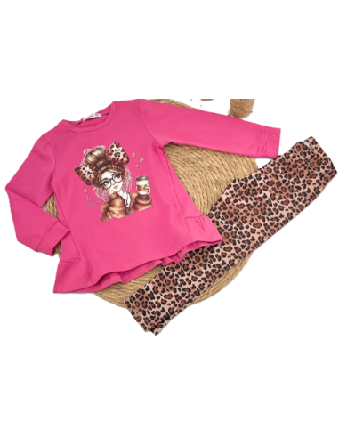 Conjunto dos piezas leopardo niña [product.brand] 2 - Ropa para Bebé | dyley | 