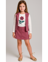 Conjunto 2 piezas falda niña 
