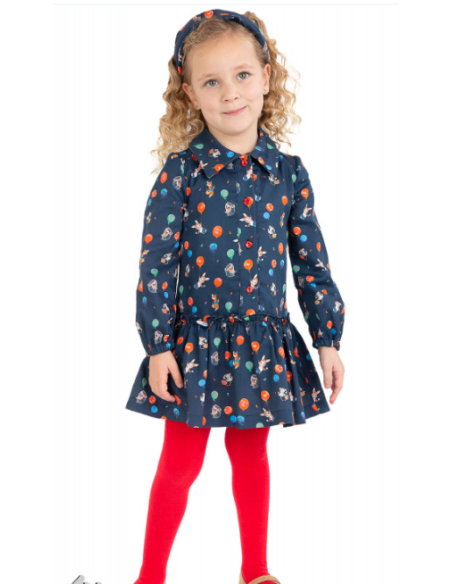 Vestido camisero niña 