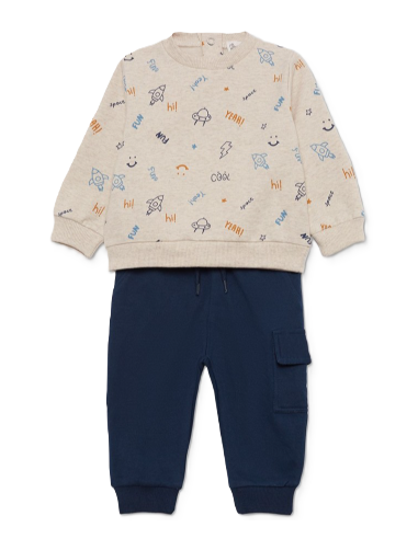 Conjunto felpa bebé niño 