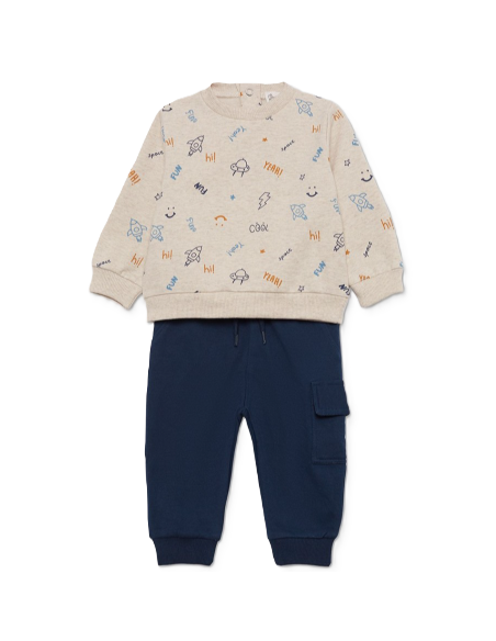 Conjunto felpa bebé niño 