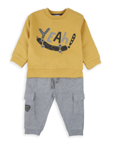 Conjunto felpa bebé niño 