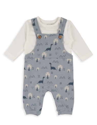 Conjunto peto dinos de bebé niño 
