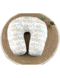 Almohada lactancia arco iris 