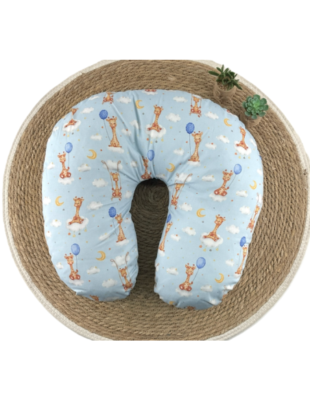 Almohada lactancia desenfundable jirafa 