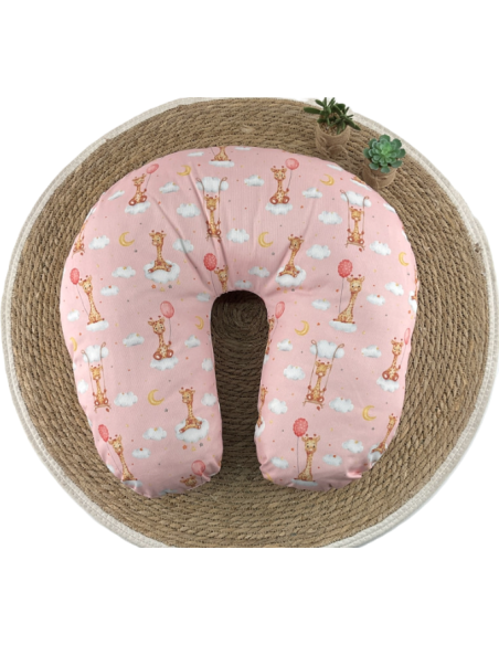 Almohada lactancia desenfundable jirafa 