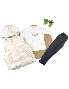 Conjunto chaleco niña 