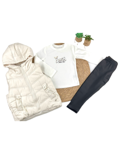 Conjunto chaleco niña 