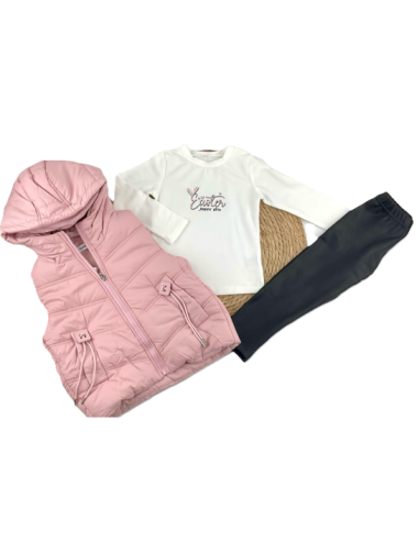 Conjunto chaleco niña 