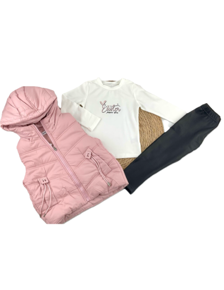 Conjunto chaleco niña 