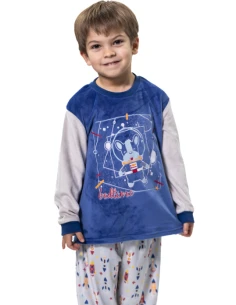 Pijama manga larga terciopelo perro niño [product.brand] 1 - Ropa para Bebé | dyley | 