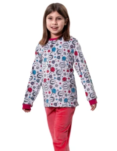 Pijama terciopelo piruletas niña [product.brand] 1 - Ropa para Bebé | dyley | 