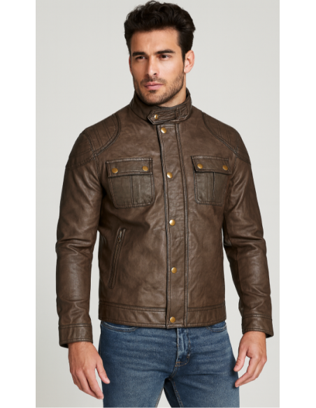 Cazadora polipiel hombre [product.brand] 1 - Ropa para Bebé | dyley | 