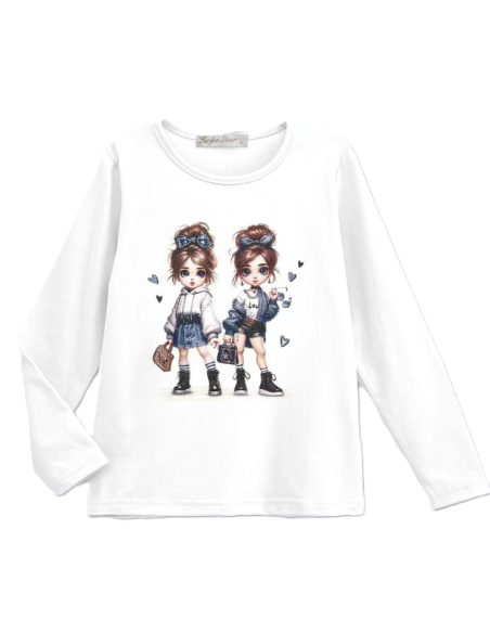 Camiseta manga larga niña 