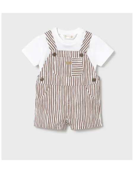 Conjunto peto con camiseta bebé niño 