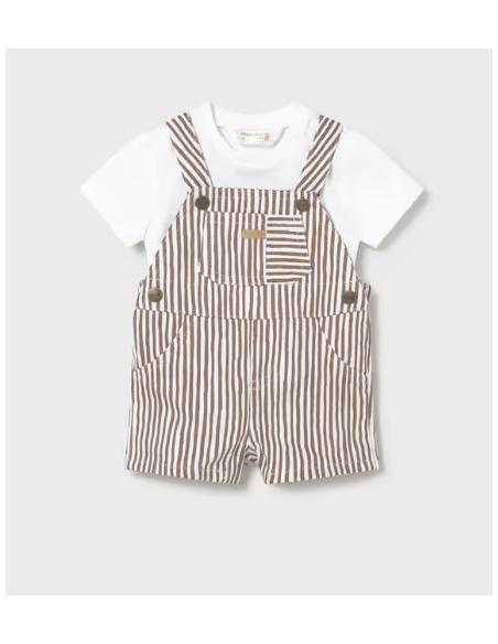 Conjunto peto con camiseta bebé niño 