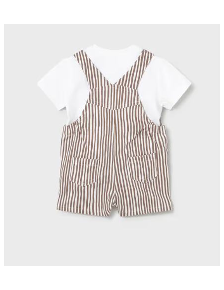 Conjunto peto con camiseta bebé niño 