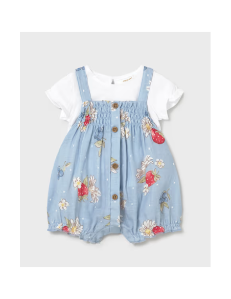 Conjunto peto camiseta recién nacida 