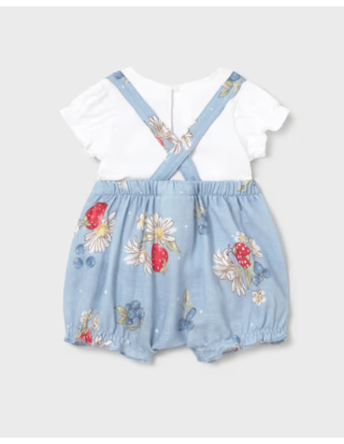 Conjunto peto camiseta recién nacida 