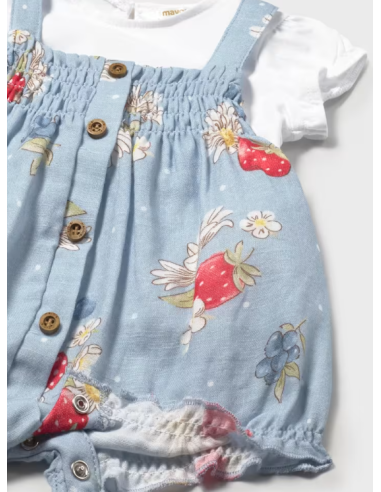 Conjunto peto camiseta recién nacida 