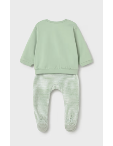 Conjunto polaina y sudadera recién nacido 