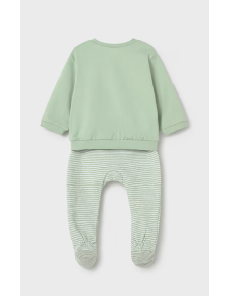 Conjunto polaina y sudadera recién nacido 