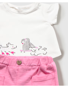 Conjunto corto bebé niña  2
