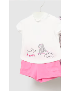 Conjunto corto bebé niña 