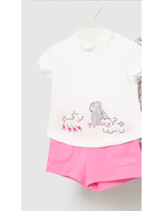 Conjunto corto bebé niña 