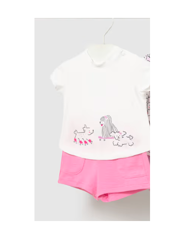 Conjunto corto bebé niña 