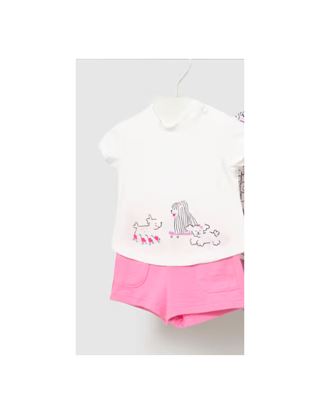 Conjunto corto bebé niña 