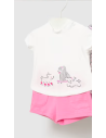 Conjunto corto bebé niña 