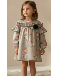 Vestido infantil otoño niña 