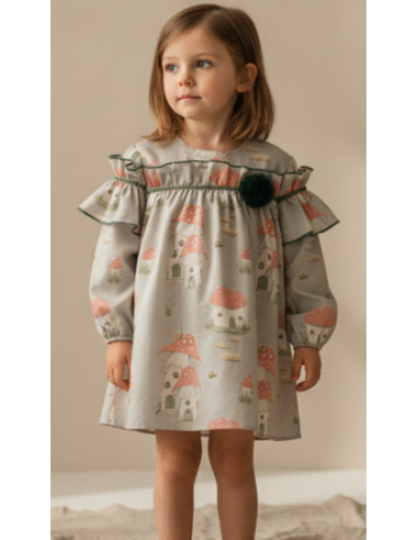Vestido infantil otoño niña 