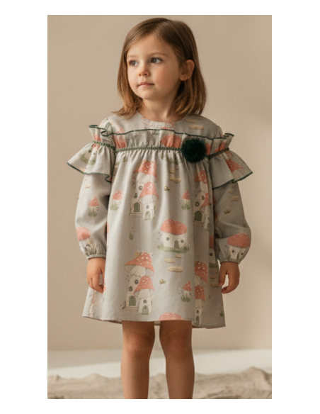 Vestido infantil otoño niña 
